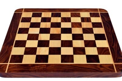 Cross Corner Series Chess Board Canadian Maple & Sheesham Wood