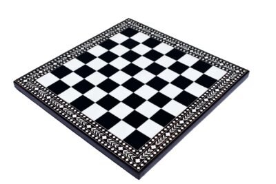 The Heritage Series Chess Board Black Stained Sheesham & Acrylic 1.75″ Square