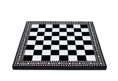 The Heritage Series Chess Board Black Stained Sheesham & Acrylic 1.75″ Square