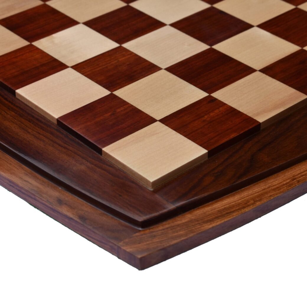 The Last Battle Series Chess Board Canadian Maple/African Padauk & Sheesham