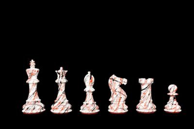 Does The Chess Board Include? The Chess Board in the picture is for Photography and does not include with The Zebra Series Chessmen set. Chess Pieces Height Base Diameter King 4” (102mm) 1.75” (45 mm) Pawn 1.88” (48mm) 1.25” (32mm) Total Weight of the Zebra Series Chess Pieces: 1400 grams or (50 Ounce) Light Wood Chess Pieces: Boxwood white lacquered. Dark Wood Chess Pieces: Boxwood Black lacquered. Recommended Chess Board for The Zebra Series: 2.” Square Size or 50 mm square size. Please note our all products are hand crafted and there is few chances variation for 5% plus or minus.