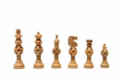 The Concentric Ball Series chess pieces