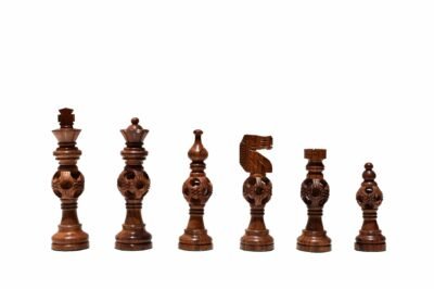 The Concentric Ball Series chess pieces