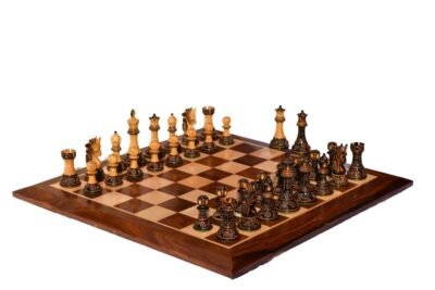 Designer Staunton luxury high glossy finish chess set