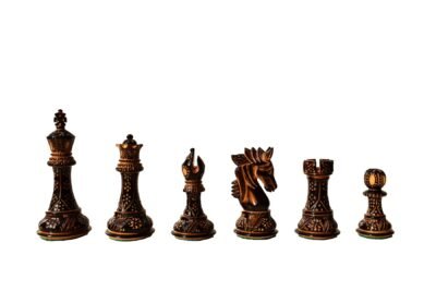 Designer Staunton luxury high glossy finish chess set