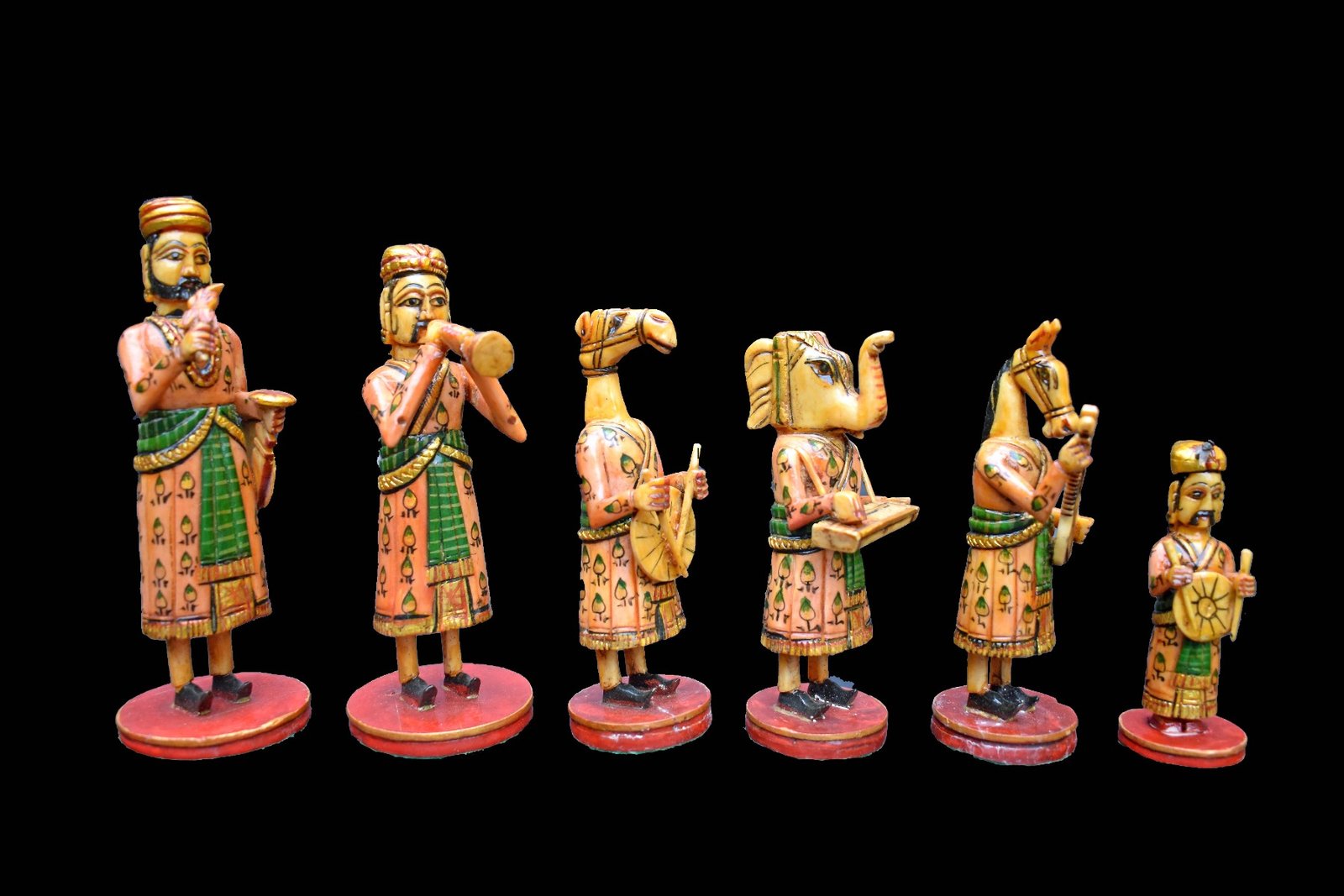 Rajasthan Art Musician Series Chess pieces