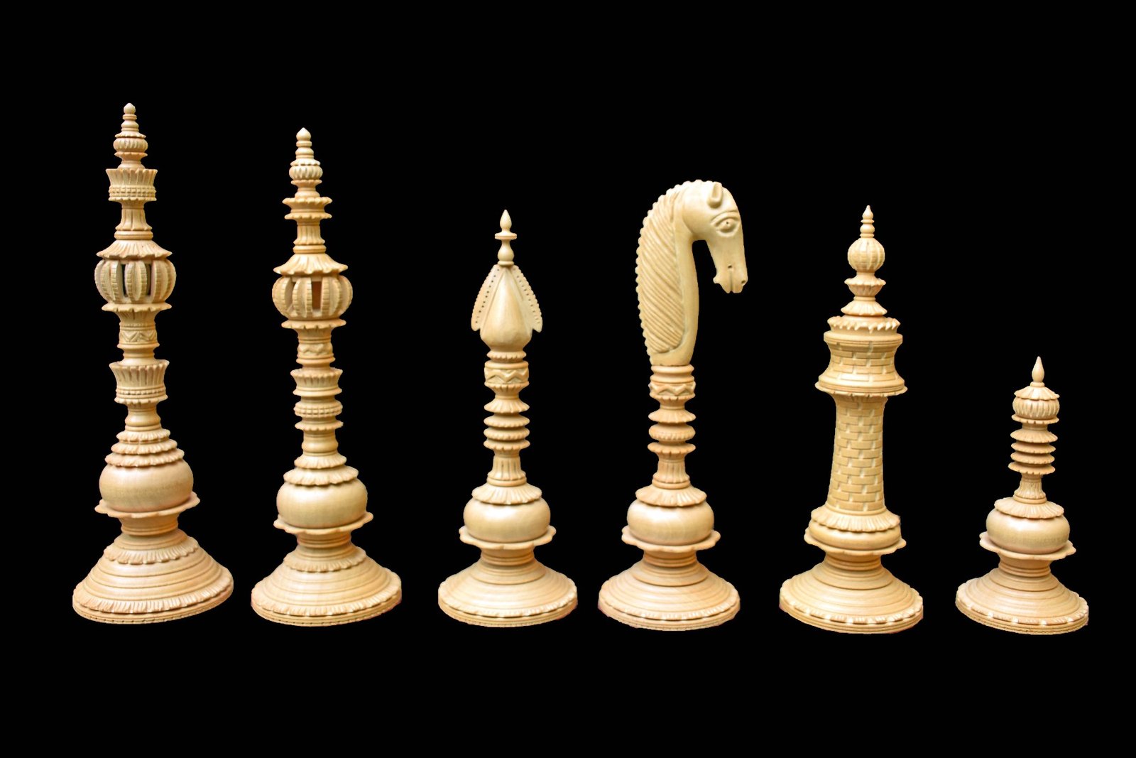 Circa 1820 The Pepys Series Chess Pieces