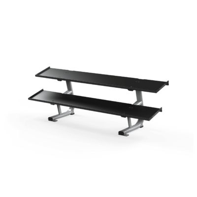 Magnum 2-tier Flat-tray Dumbbell Rack