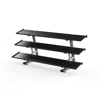 Magnum 3-tier Flat-tray Dumbbell Rack